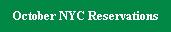 October NYC Reservations